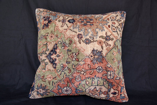Antique Turkish Carpet Pillow Case