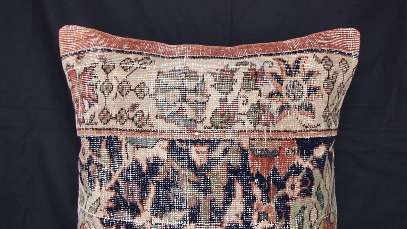 Antique Turkish Carpet Pillow Case