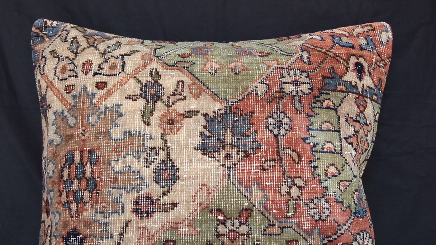 Antique Turkish Carpet Pillow Case