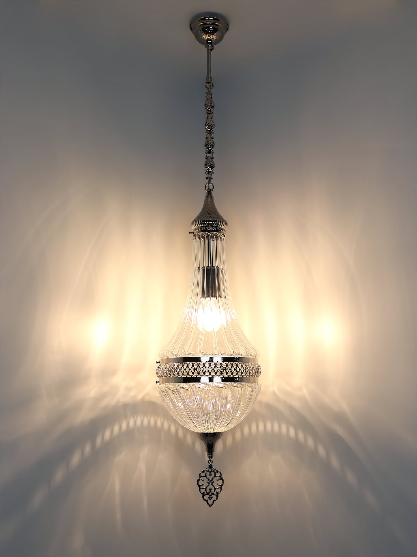 Ottoman Clear Glass Hanging Light