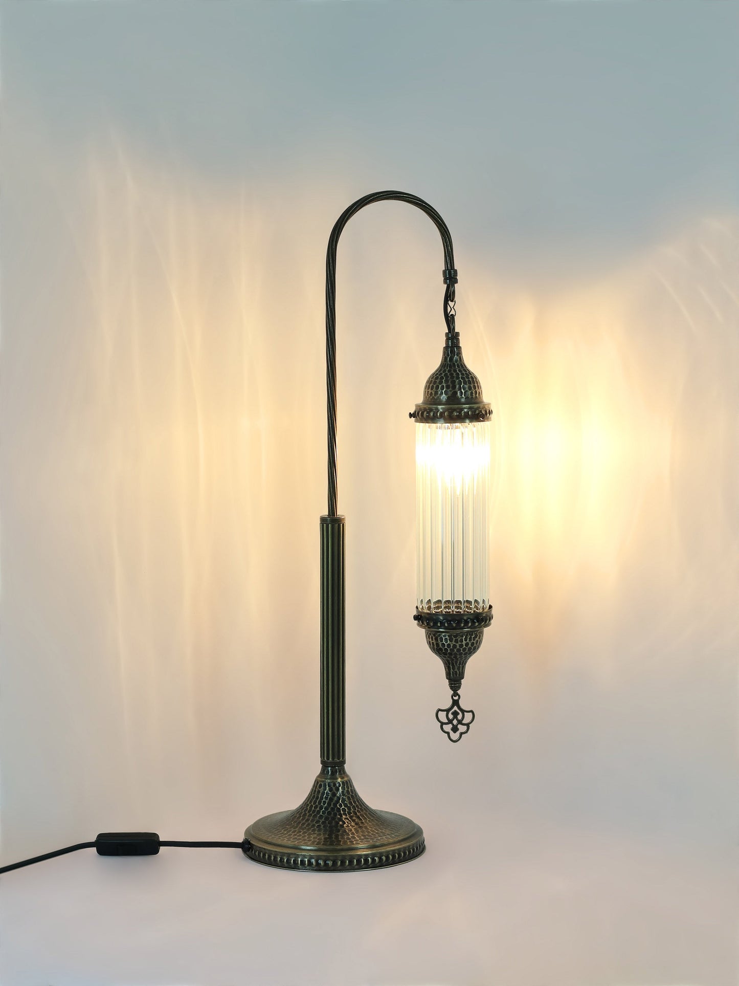 Ottoman Clear Glass Table Lamp