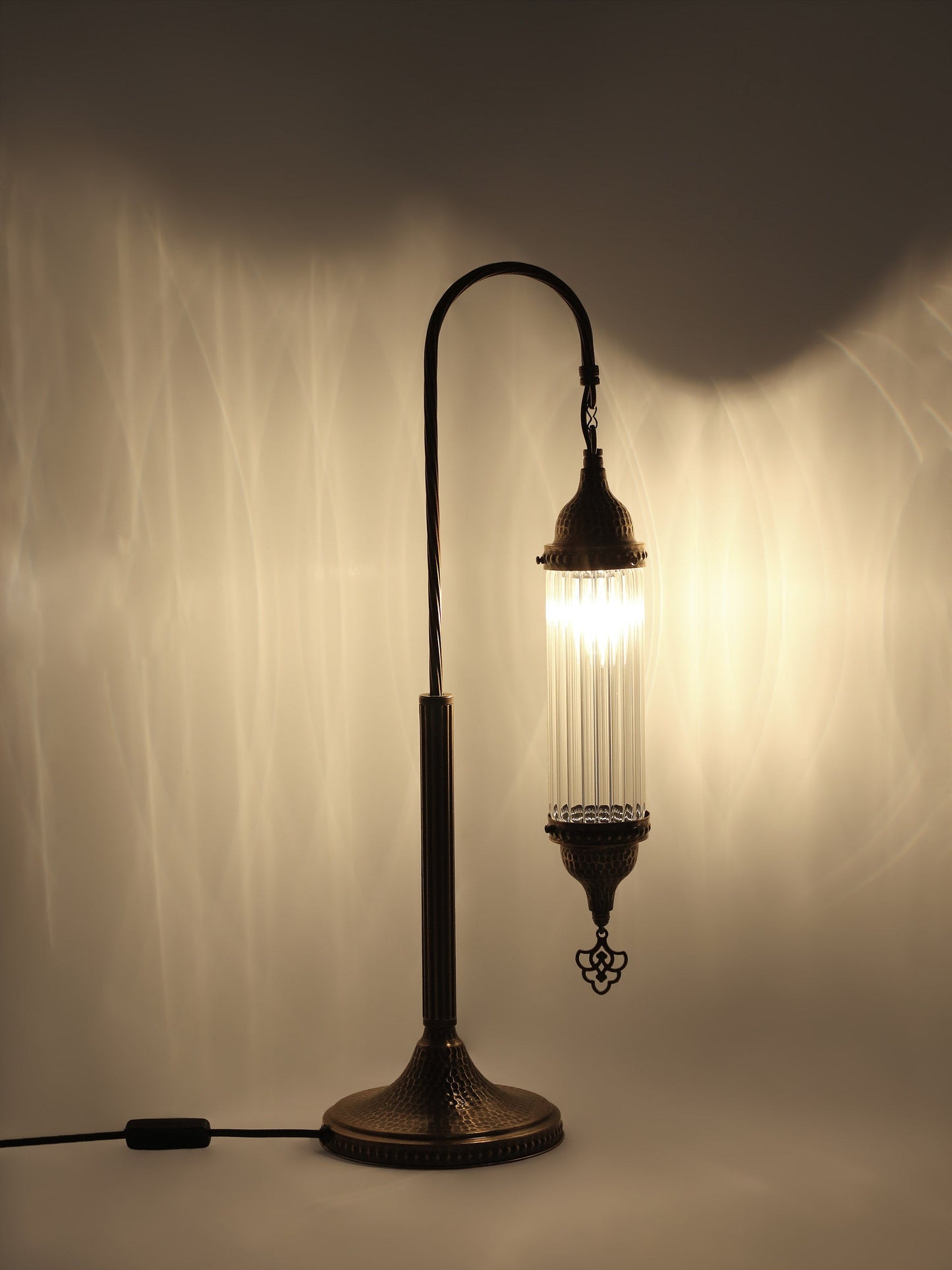 Ottoman Clear Glass Table Lamp