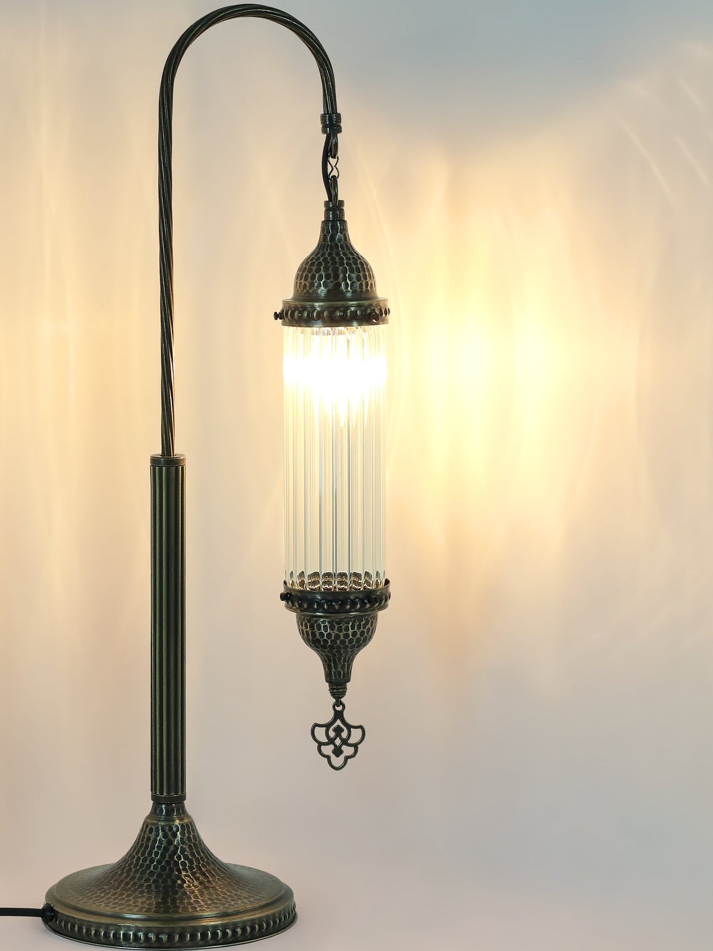 Ottoman Clear Glass Table Lamp