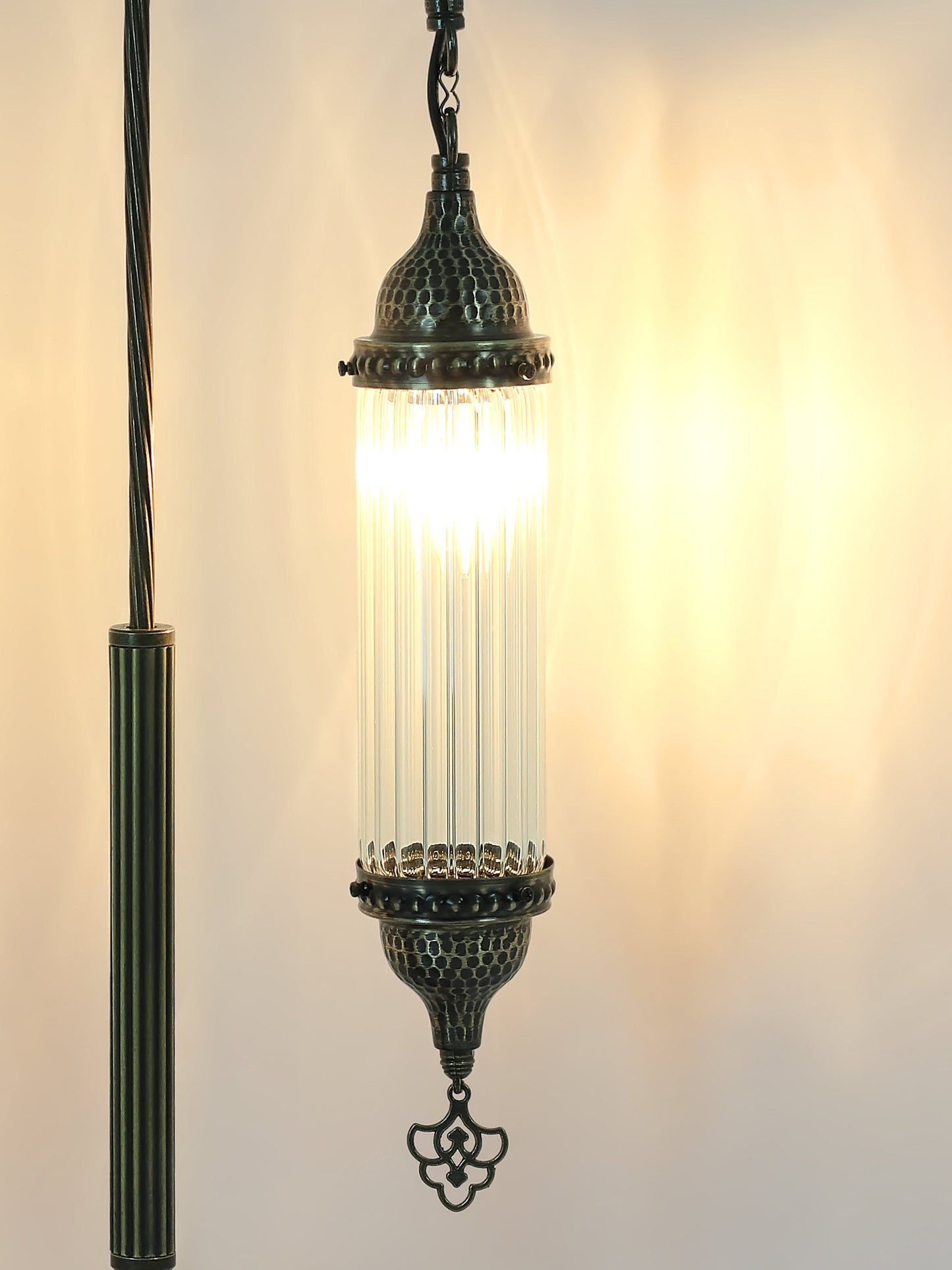 Ottoman Clear Glass Table Lamp