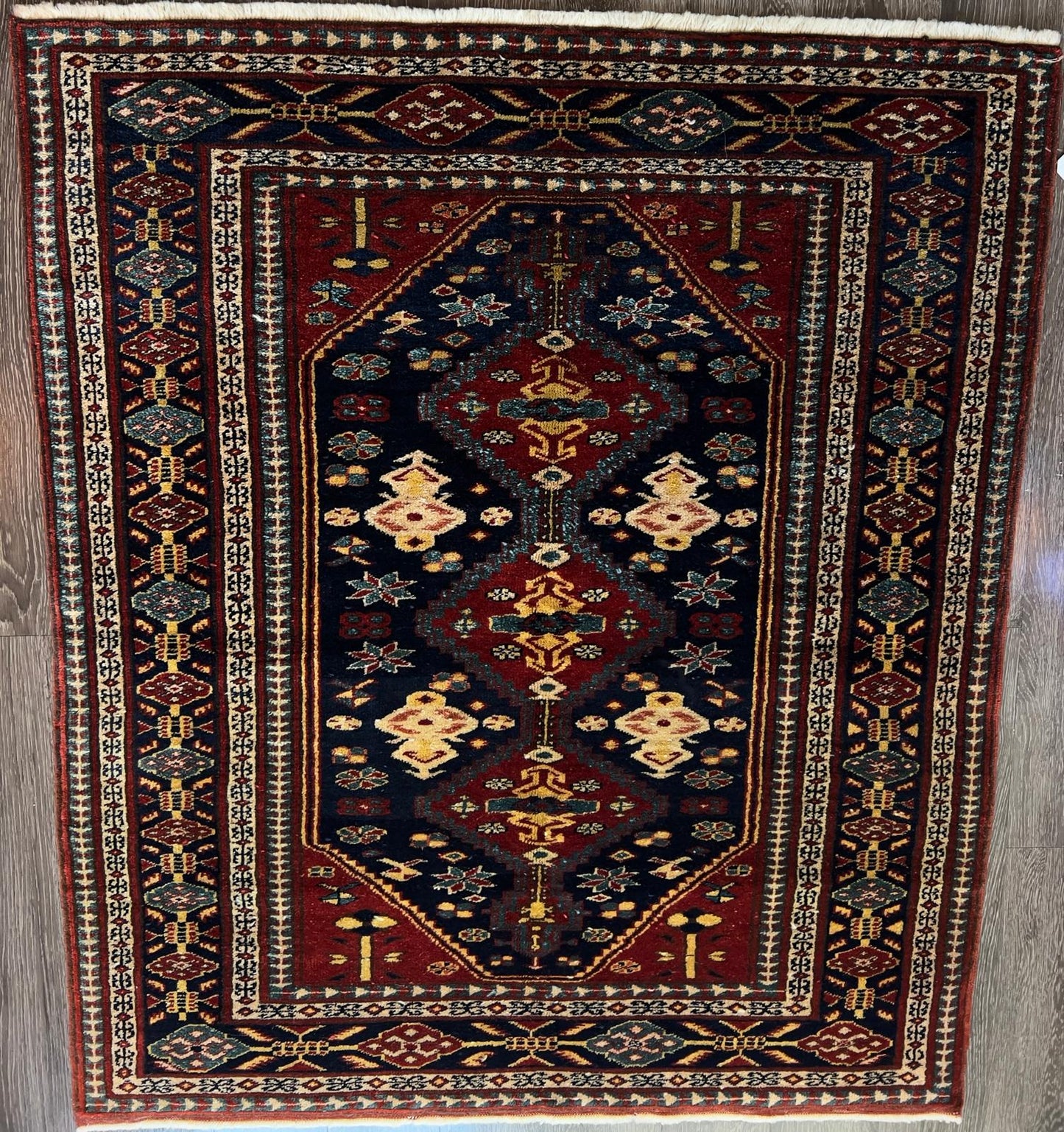 TURKISH TRIBAL SHIRVAN RUG