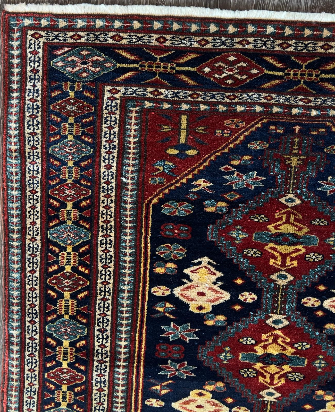 TURKISH TRIBAL SHIRVAN RUG