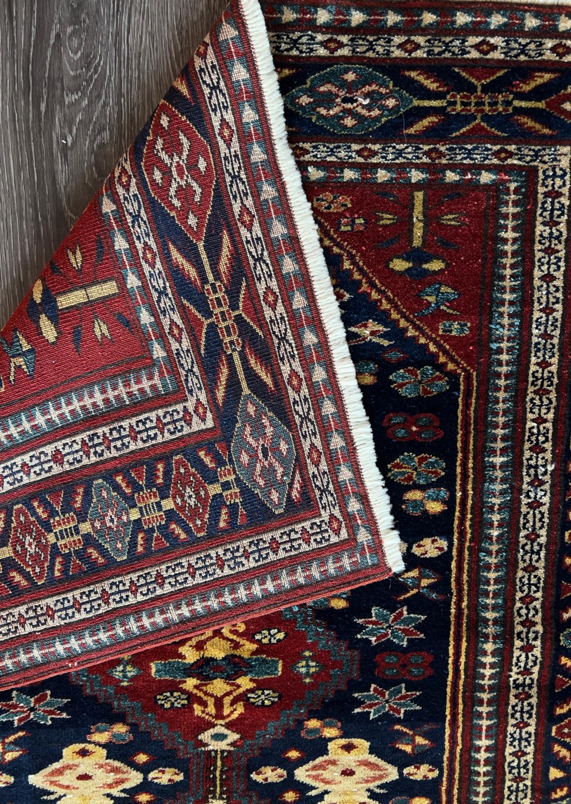 TURKISH TRIBAL SHIRVAN RUG