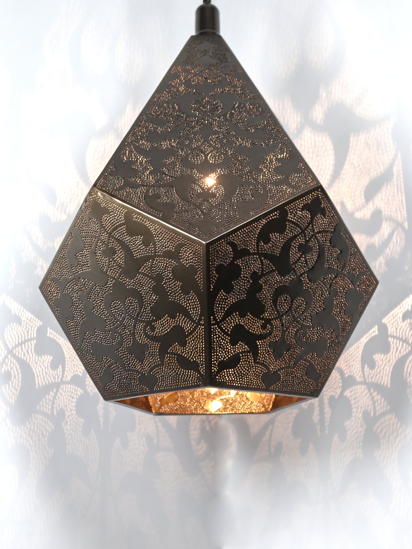 Morrocan Pierced Metal Pendant Light