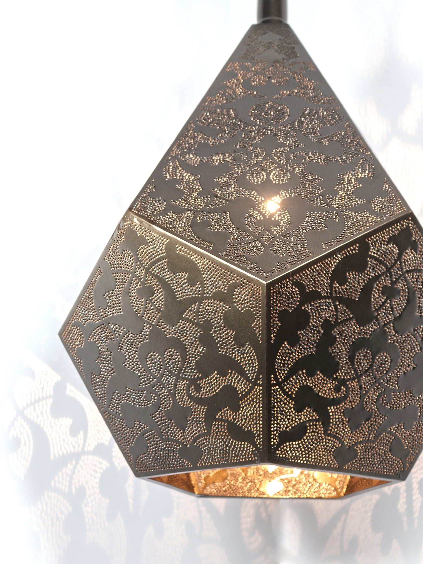 Morrocan Pierced Metal Pendant Light