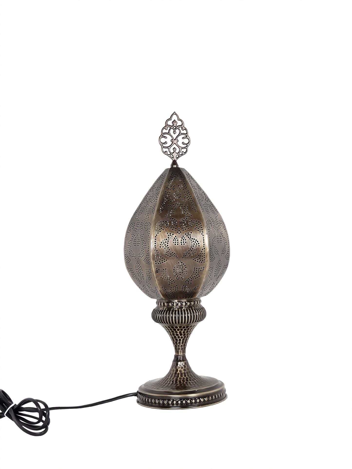 Morrocan Pierced Metal Table Lamp