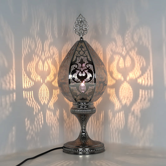 Morrocan Pierced Metal Table Lamp