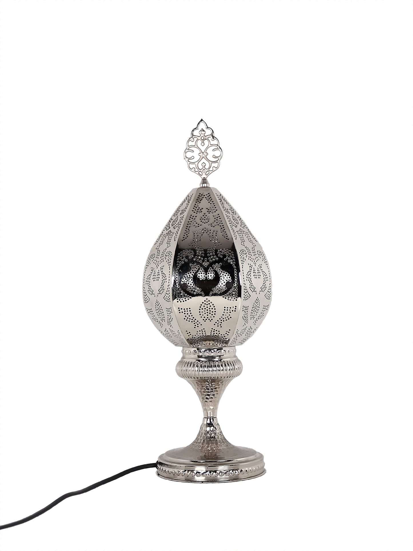 Morrocan Pierced Metal Table Lamp