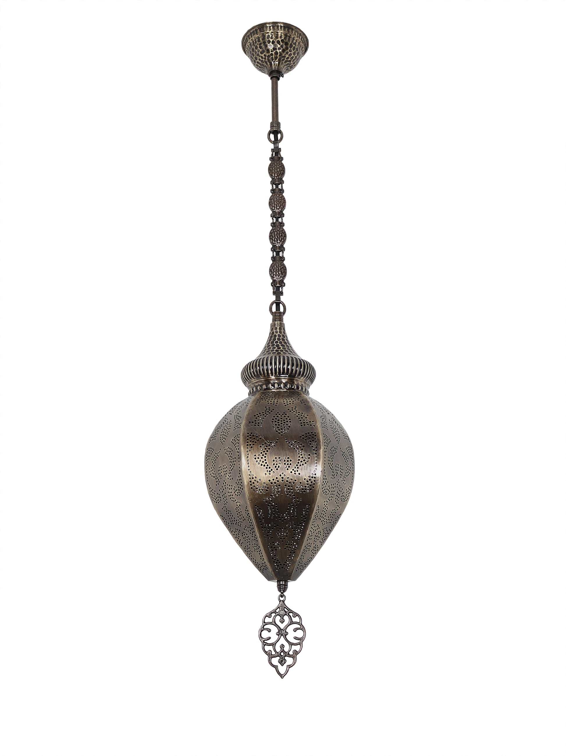 Morrocan Pierced Metal Pendant Light