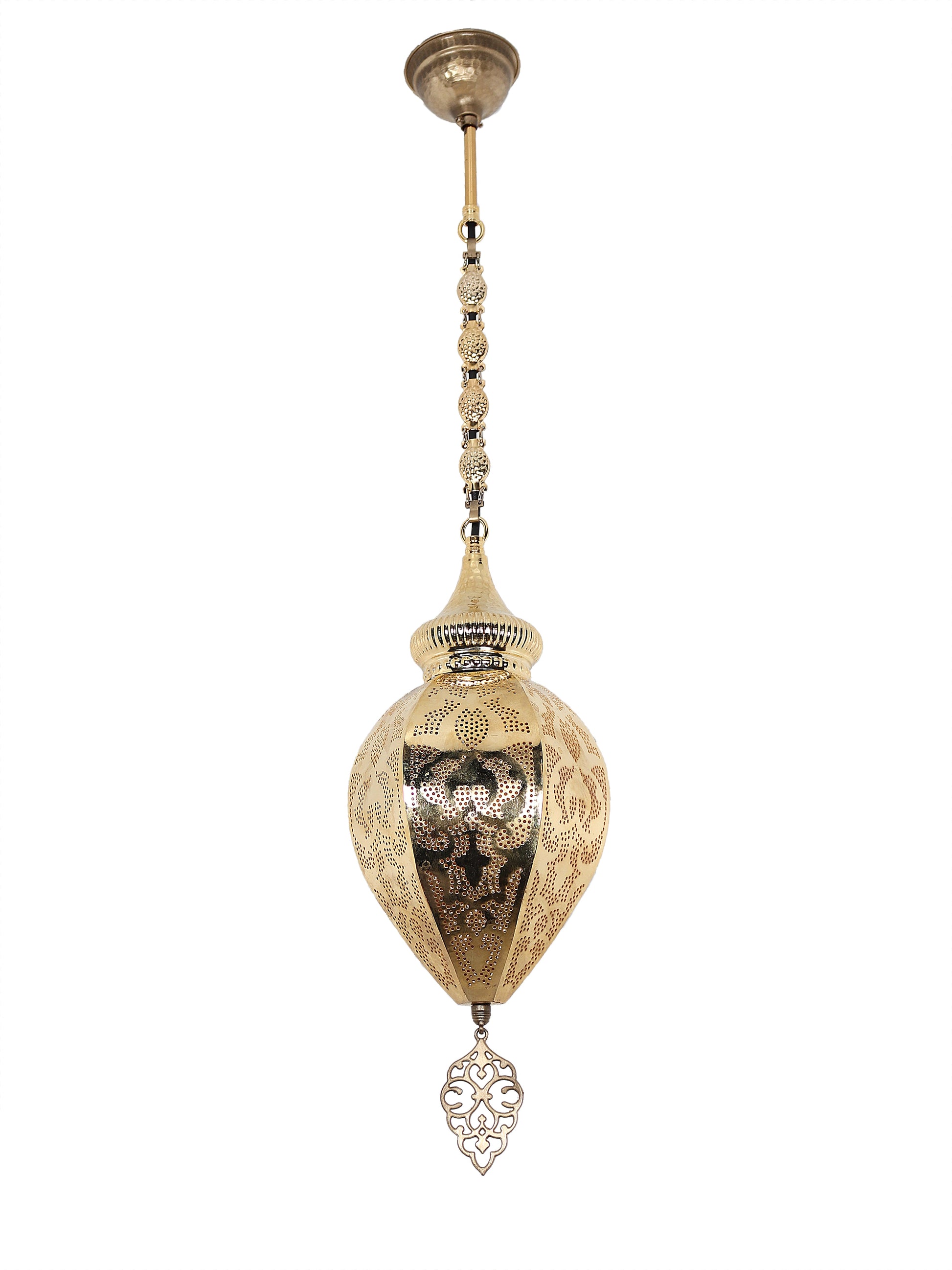 Morrocan Pierced Metal Pendant Light