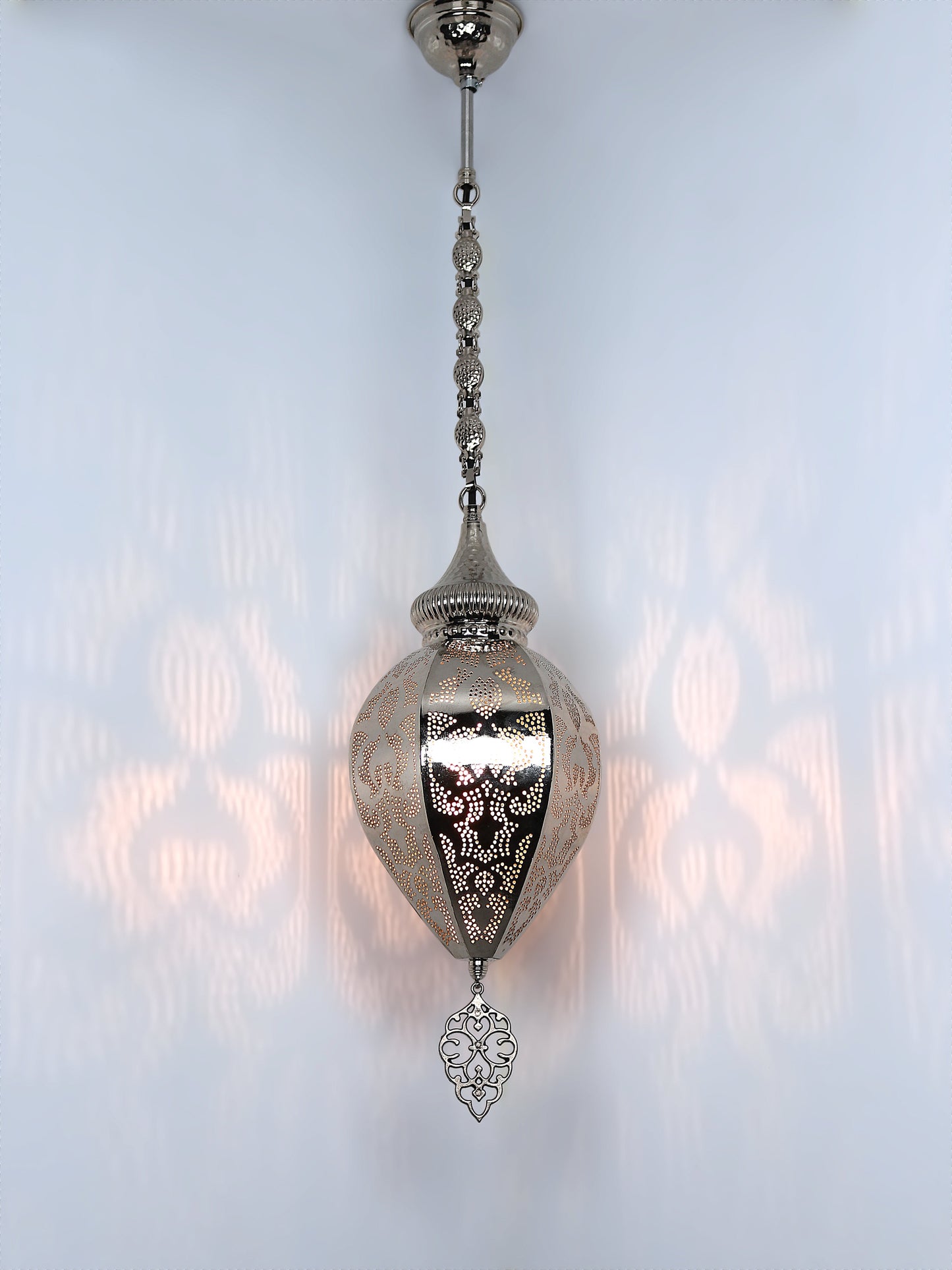 Morrocan Pierced Metal Pendant Light