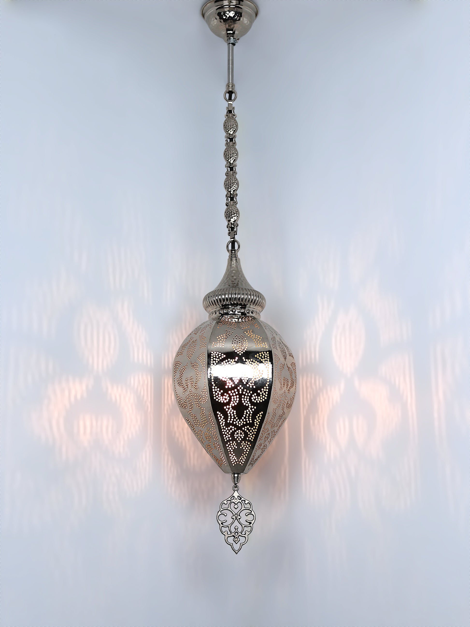 Morrocan Pierced Metal Pendant Light