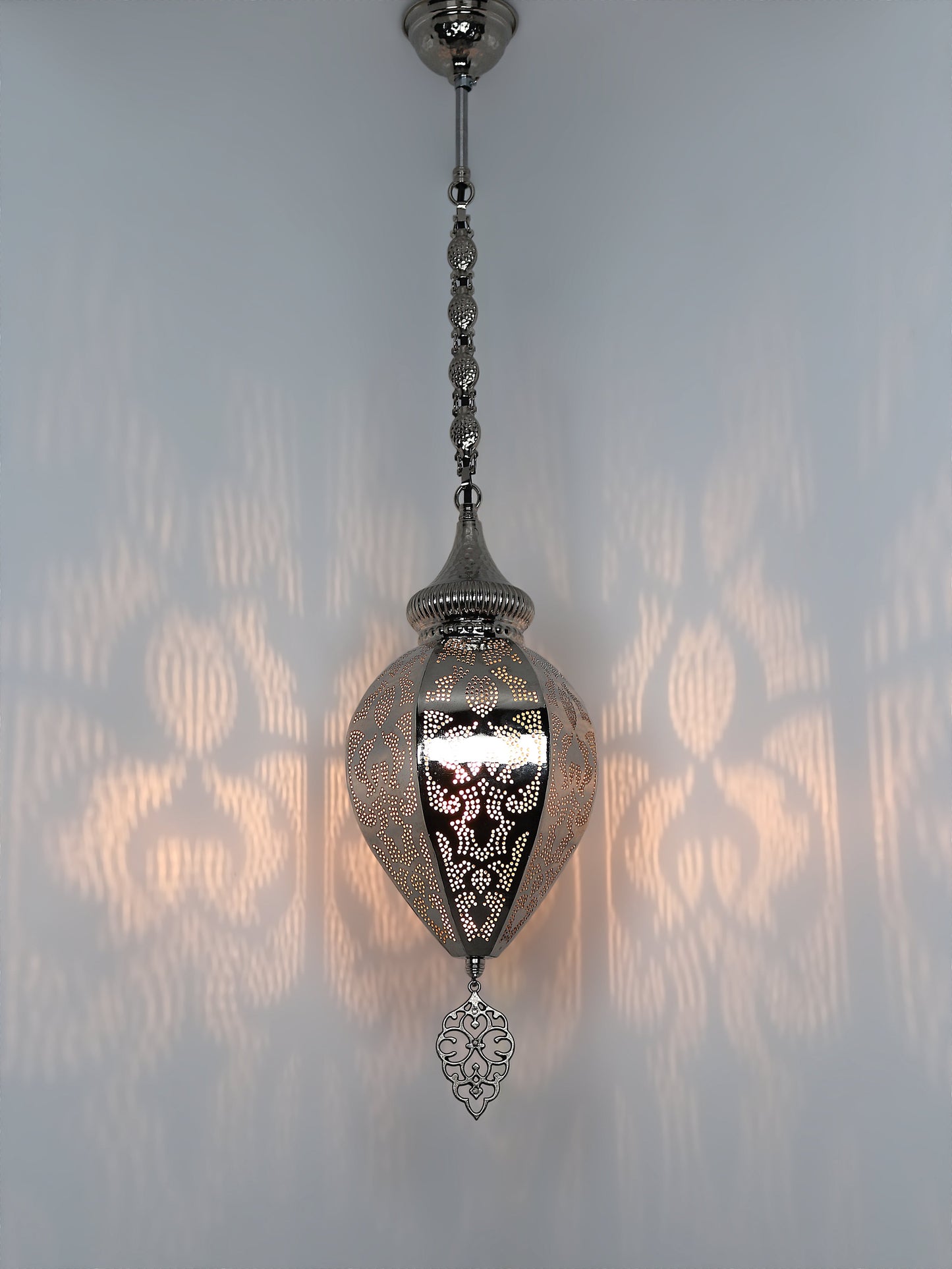 Morrocan Pierced Metal Pendant Light