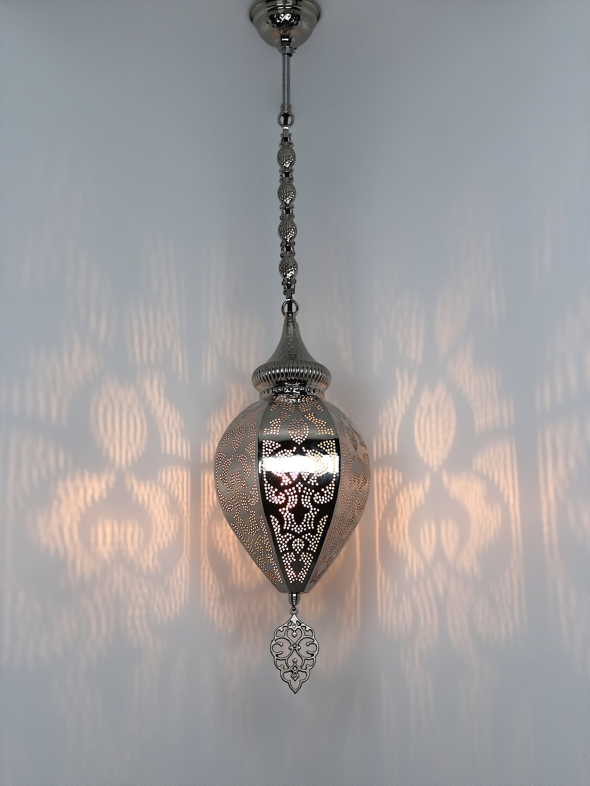 Morrocan Pierced Metal Pendant Light