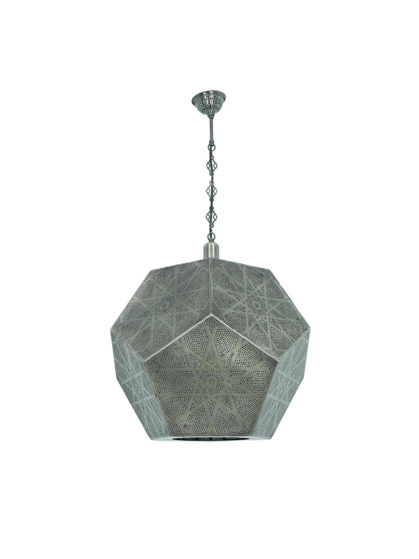 Morrocan Pierced Metal Pendant Light