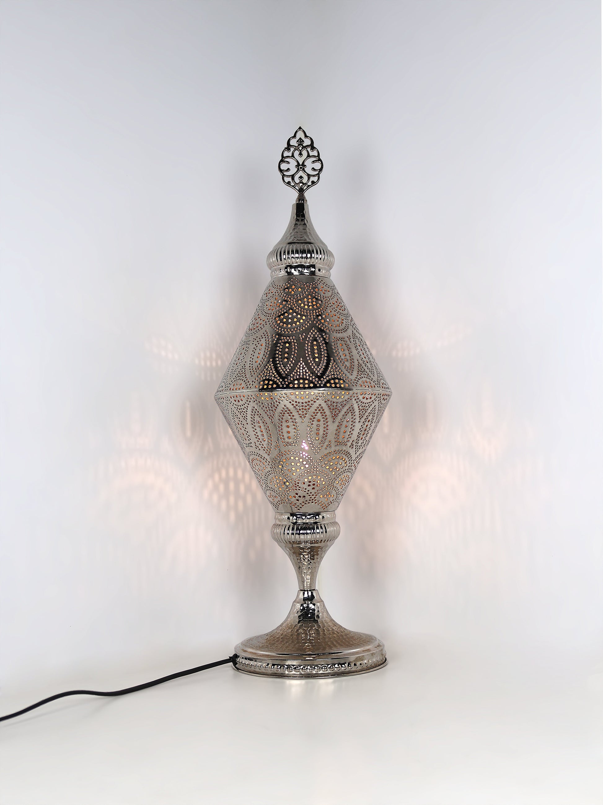 Morrocan Pierced Metal Table Lamp