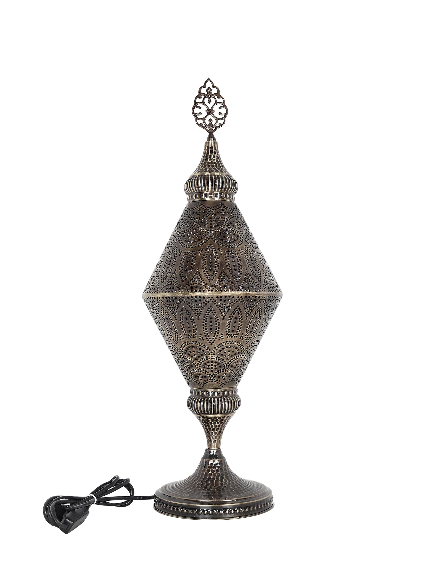 Morrocan Pierced Metal Table Lamp