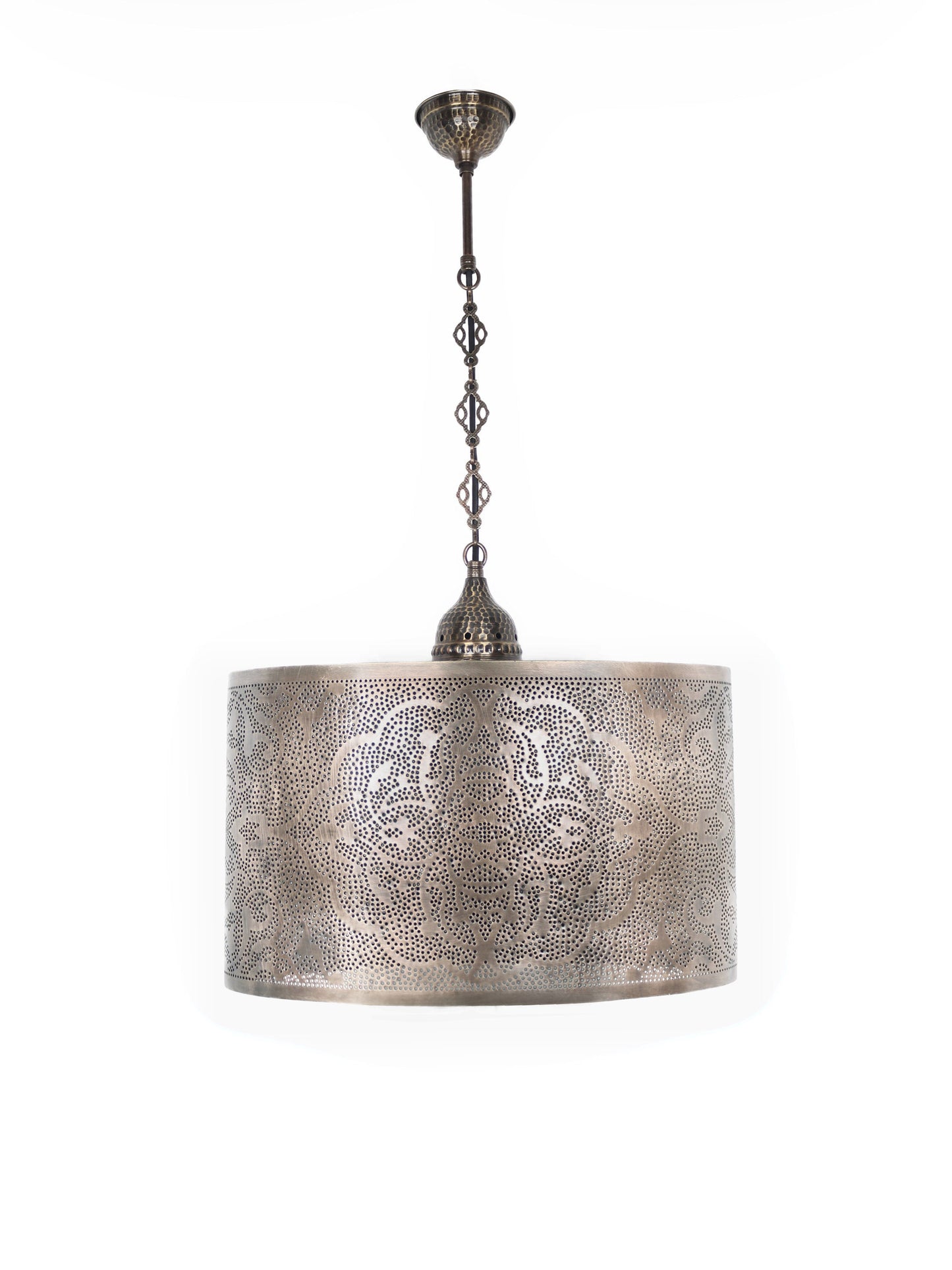 Moroccan Pierced Metal Pendant Light