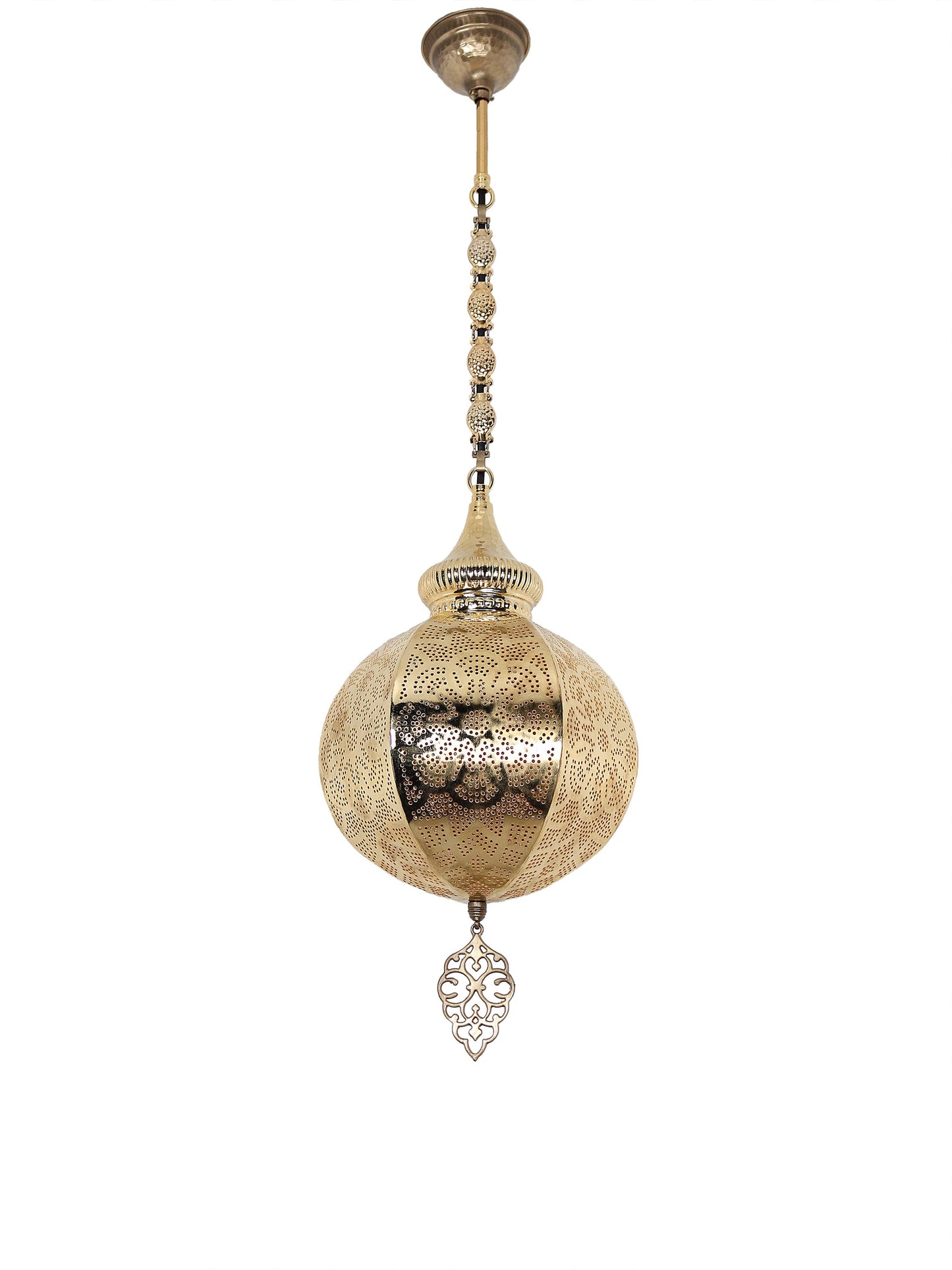 Moroccan Pierced Metal Pendant Light