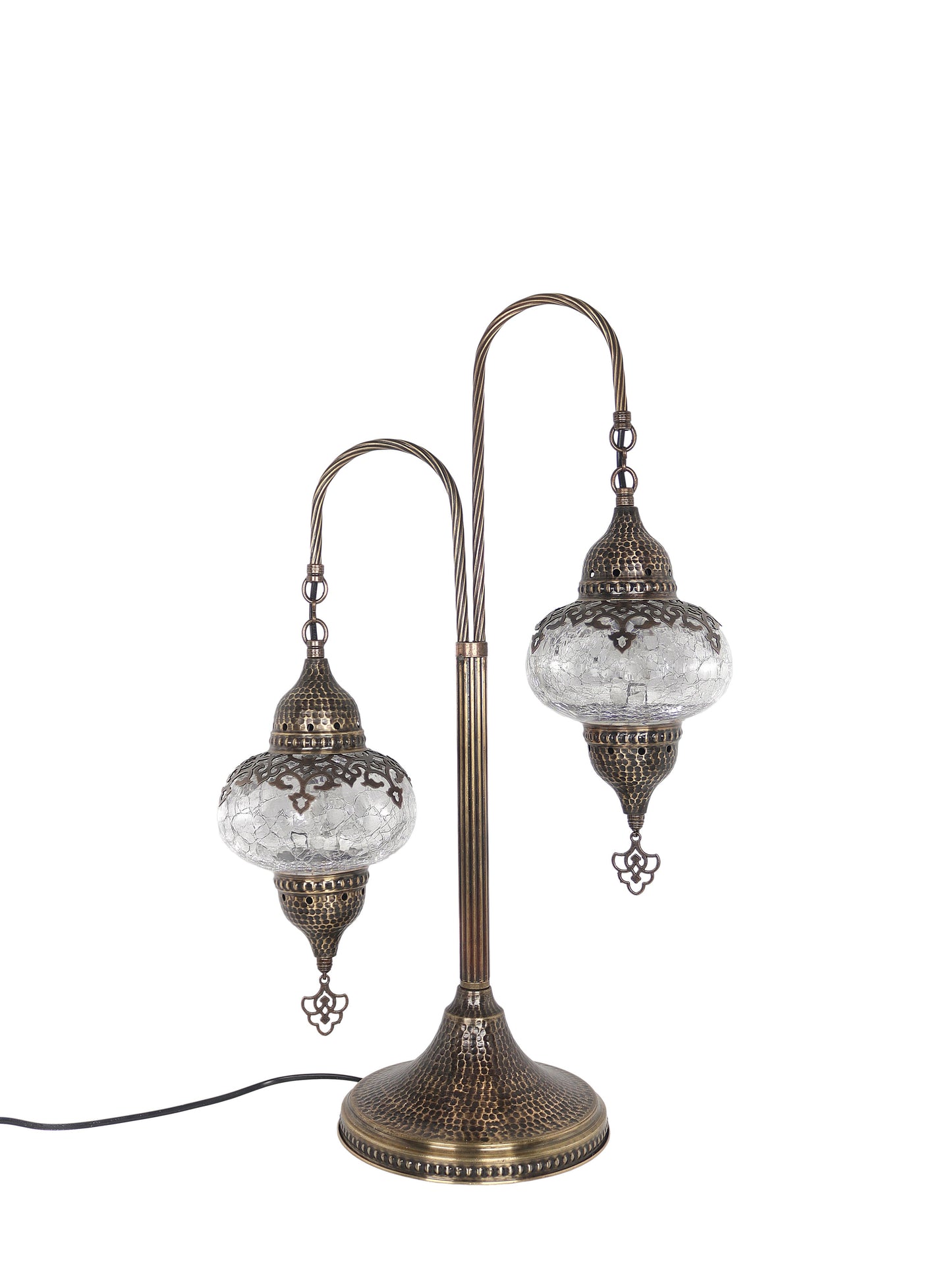 Ottoman Clear Glass Table Lamp