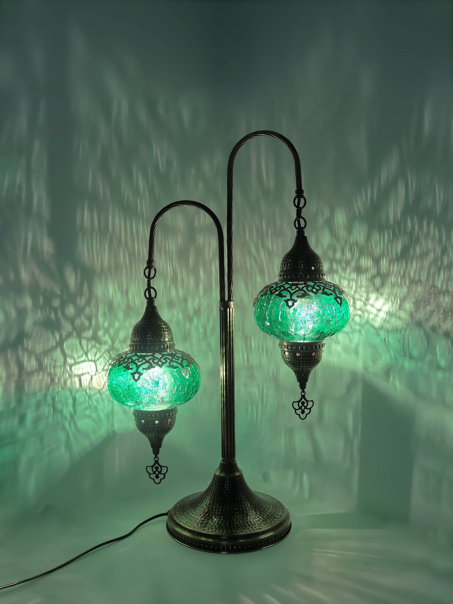 Ottoman Clear Glass Table Lamp