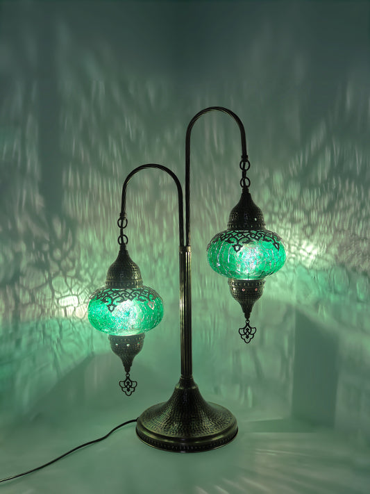 Ottoman Clear Glass Table Lamp