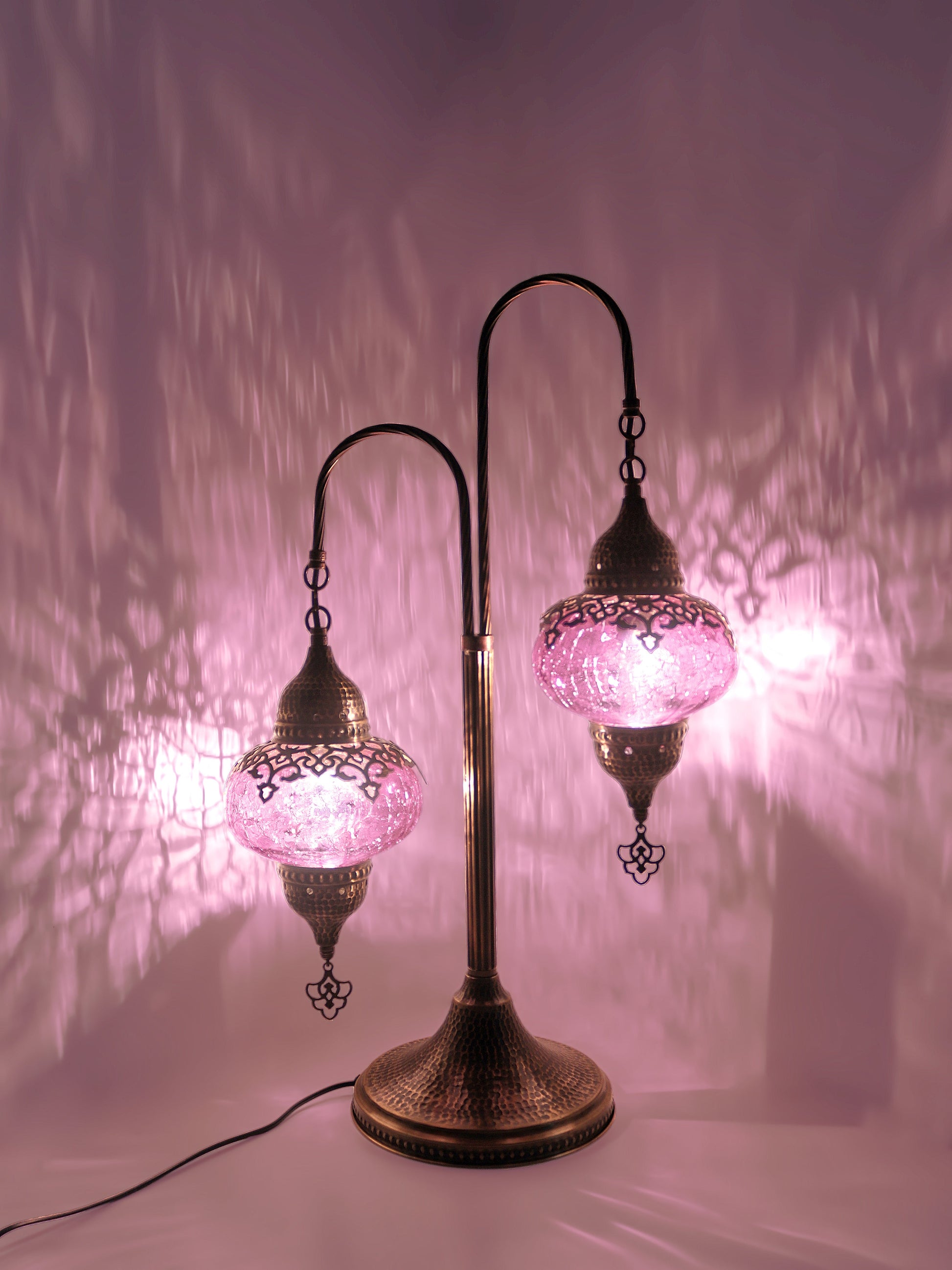 Ottoman Clear Glass Table Lamp