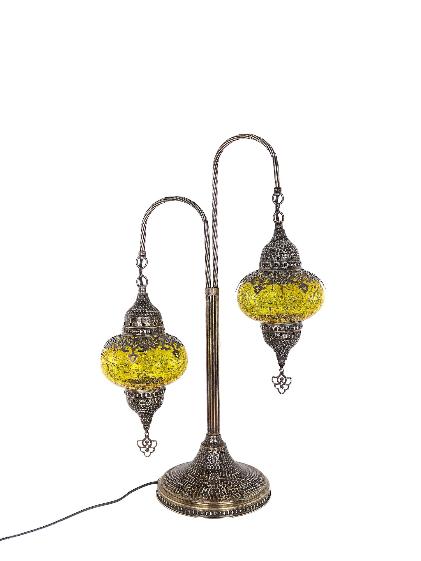Ottoman Clear Glass Table Lamp