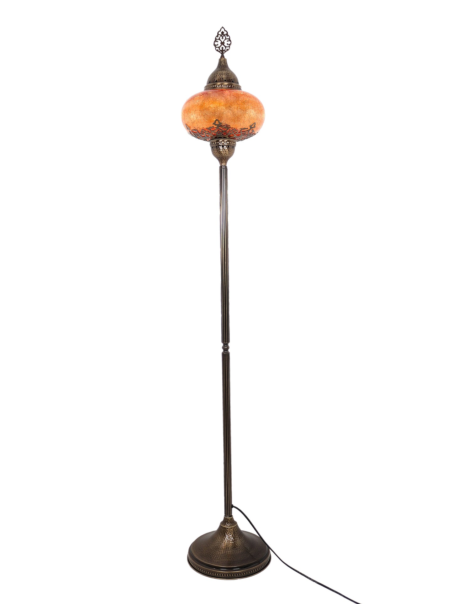 Ottoman Clear Glass Floor Lamp