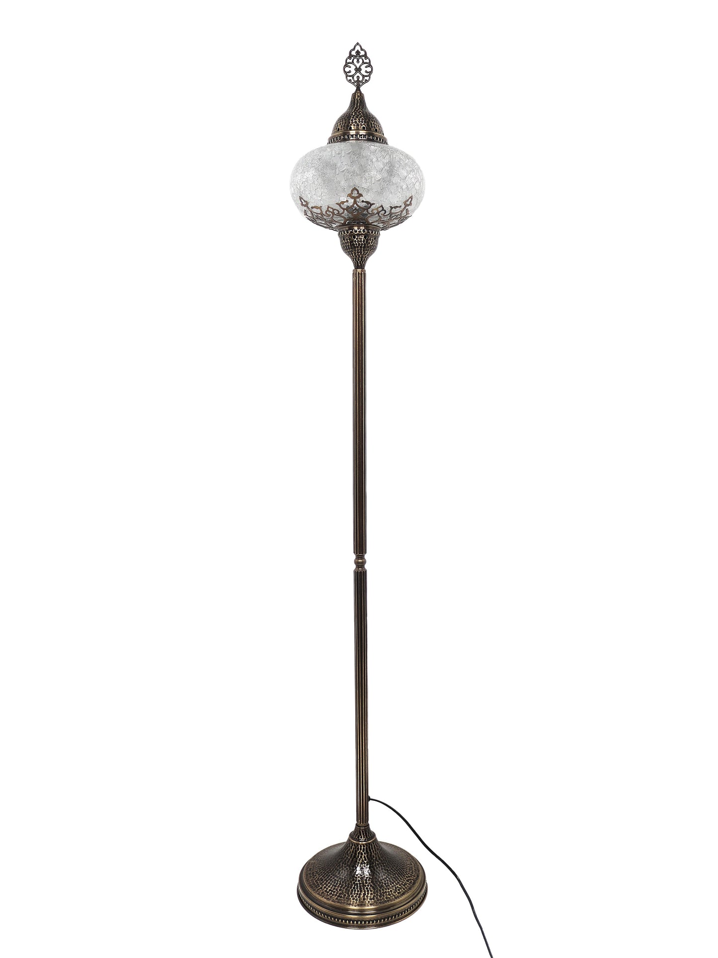 Ottoman Clear Glass Floor Lamp