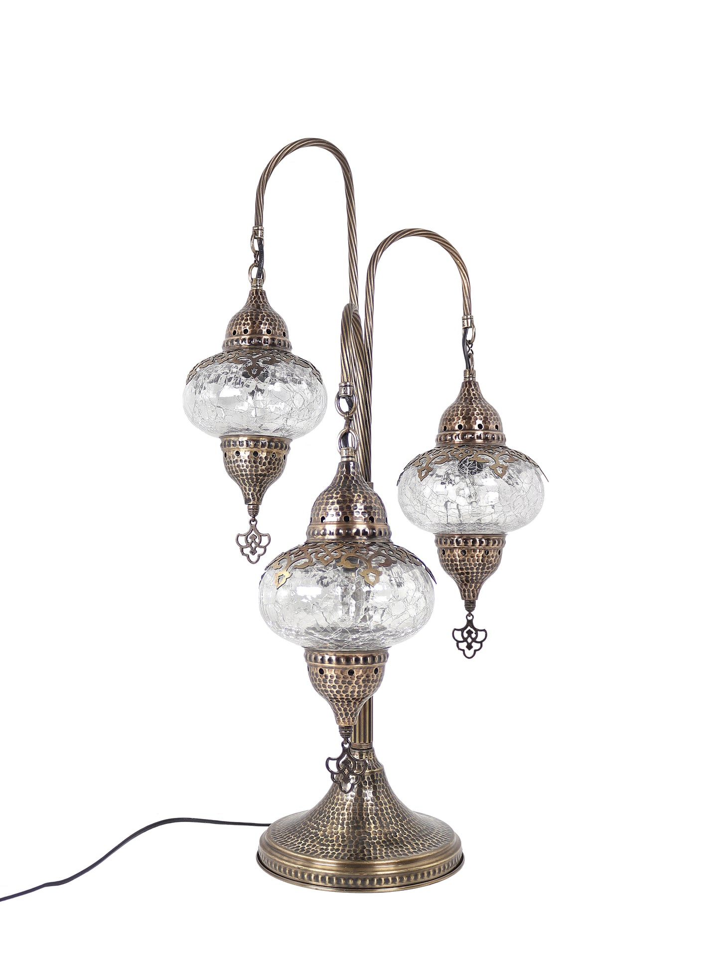 Ottoman Clear Glass Table Lamp