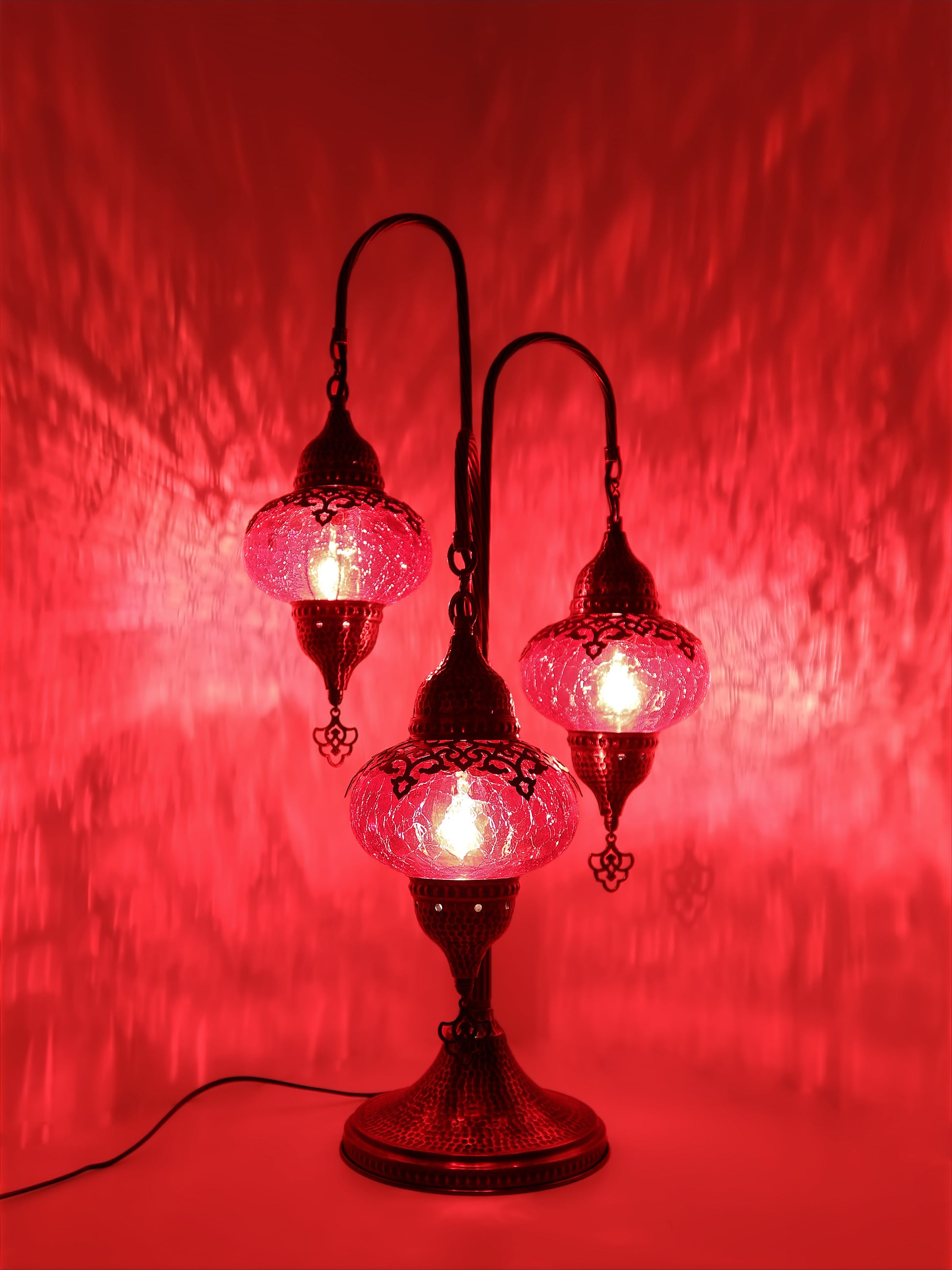 Ottoman Clear Glass Table Lamp