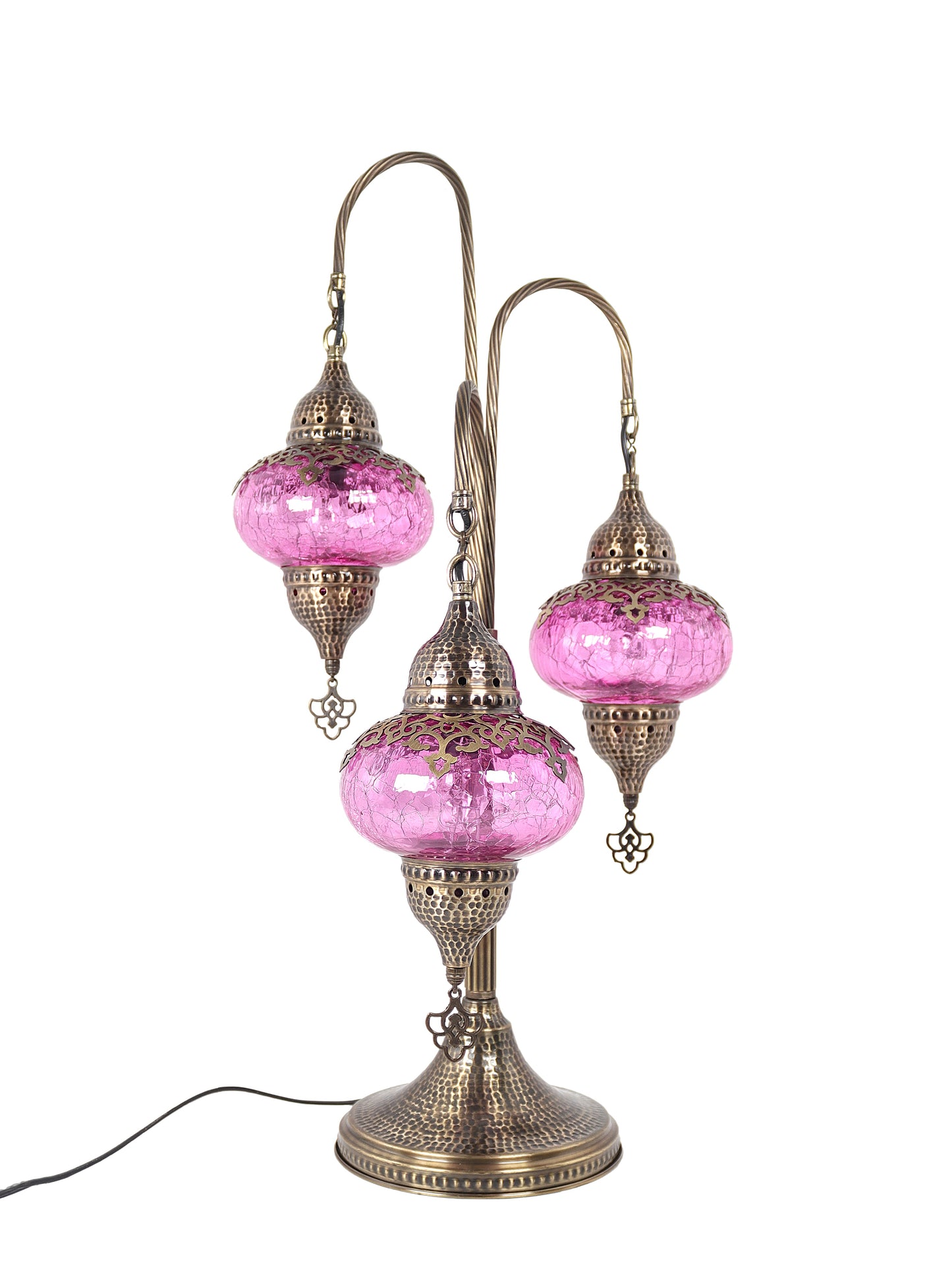 Ottoman Clear Glass Table Lamp