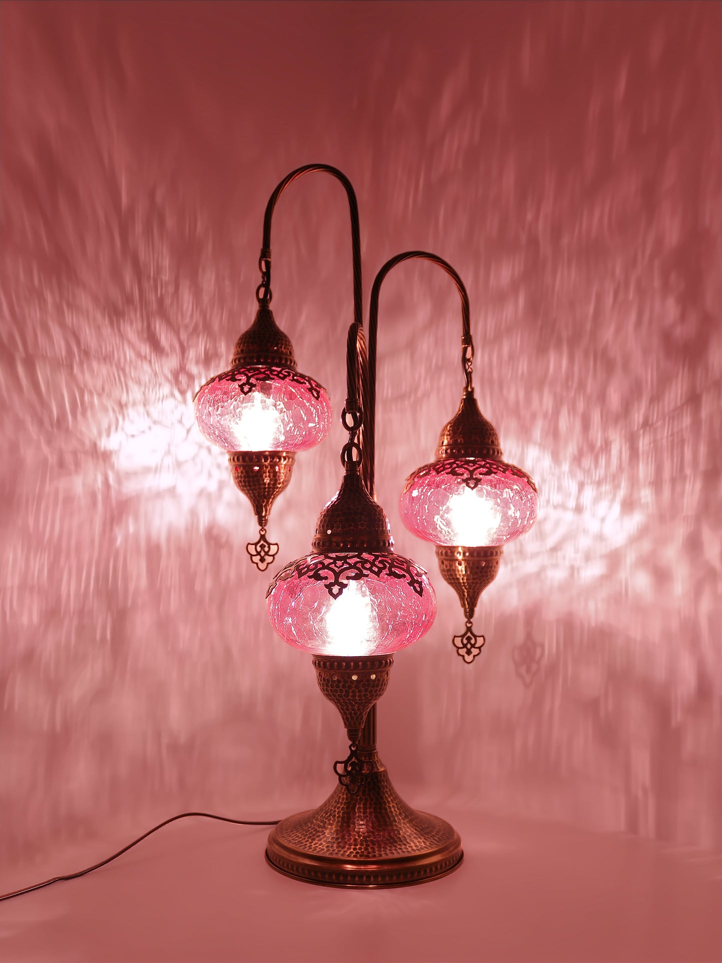 Ottoman Clear Glass Table Lamp