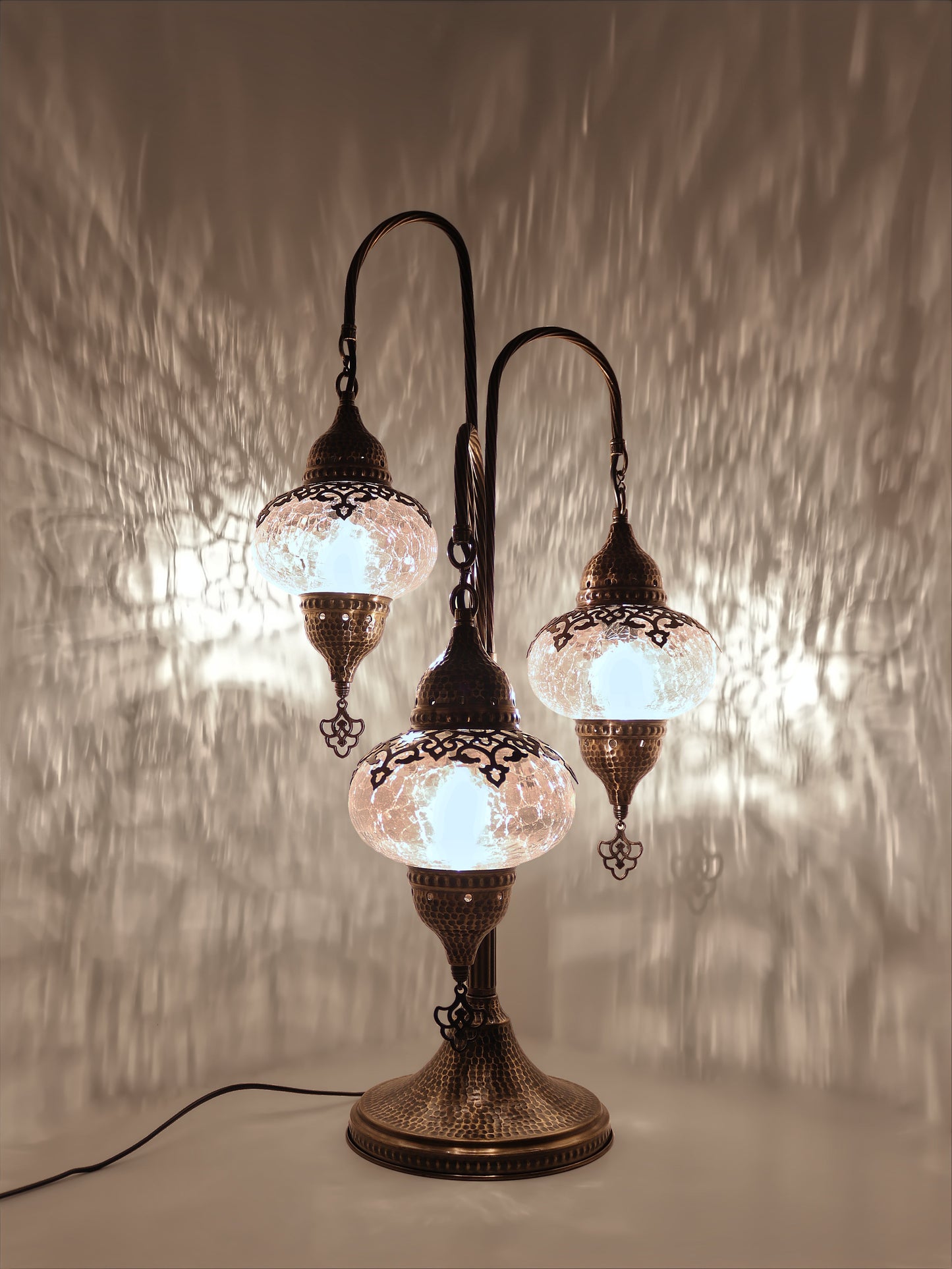 Ottoman Clear Glass Table Lamp