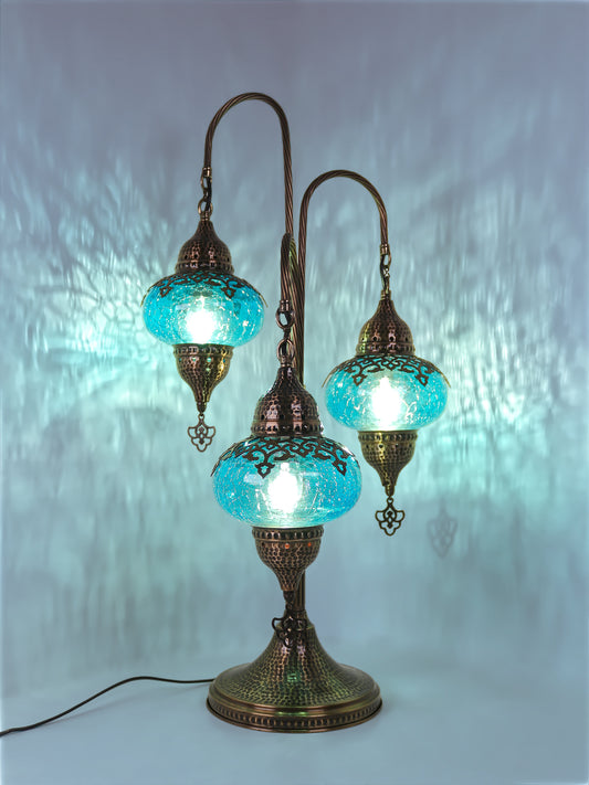 Ottoman Clear Glass Table Lamp