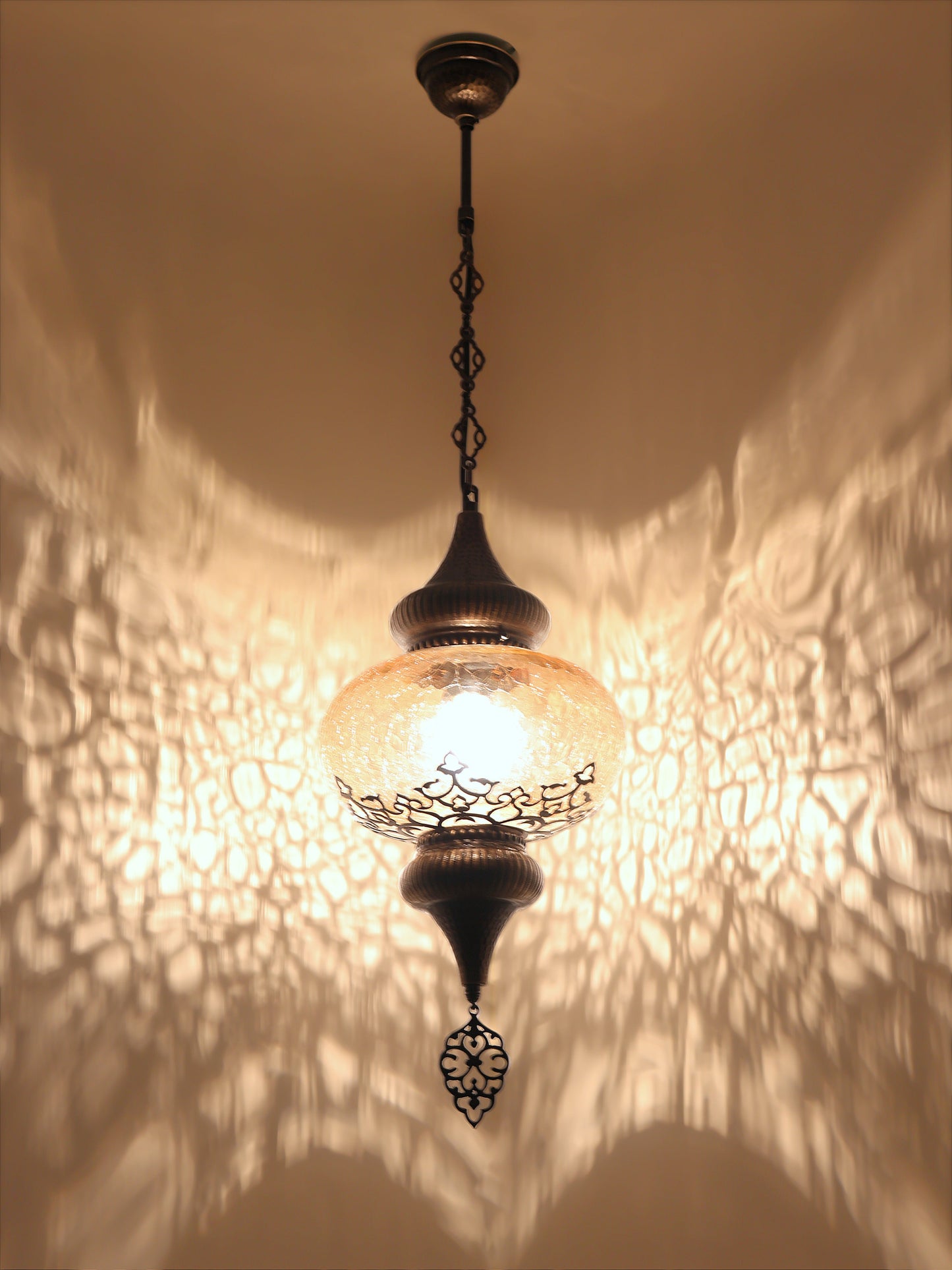 Ottoman Clear Glass Hanging Lights