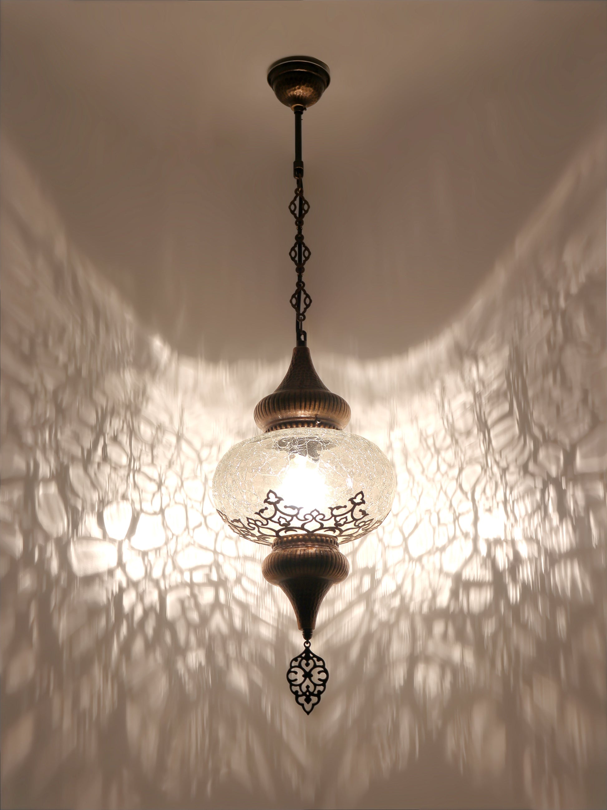 Ottoman Clear Glass Hanging Lights