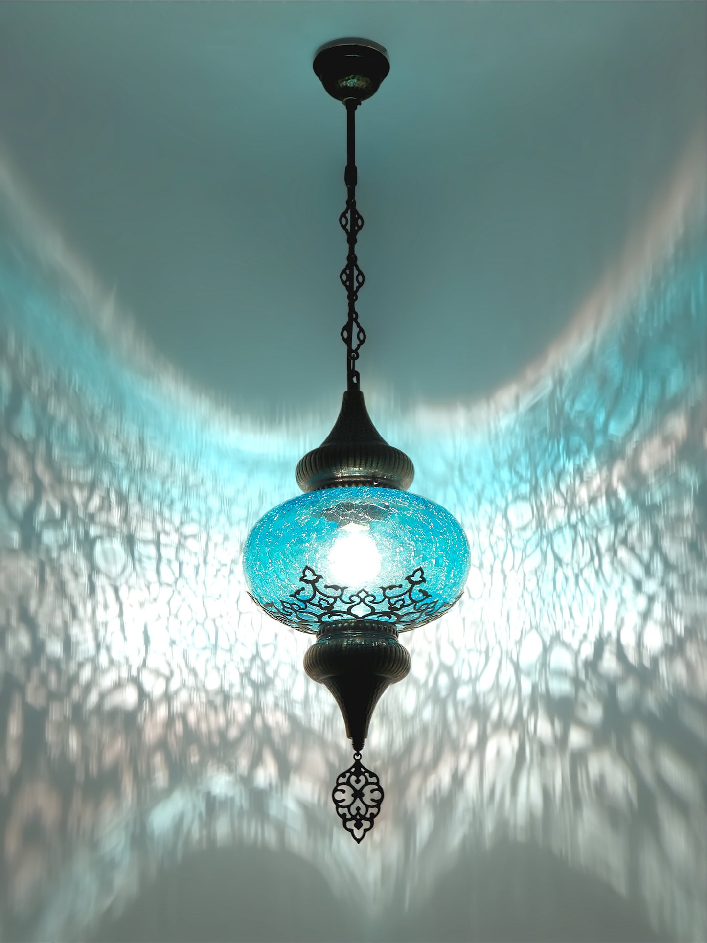 Ottoman Clear Glass Hanging Lights