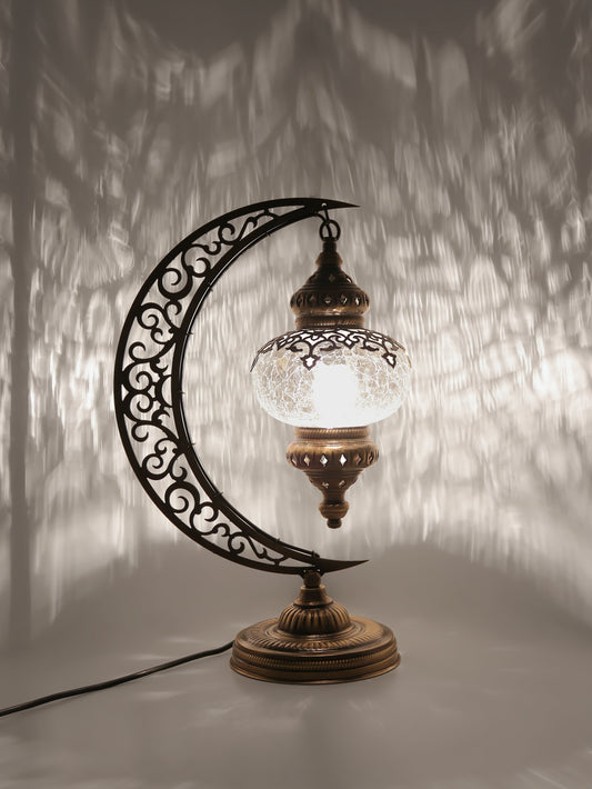 Ottoman Clear Glass Table Lamp