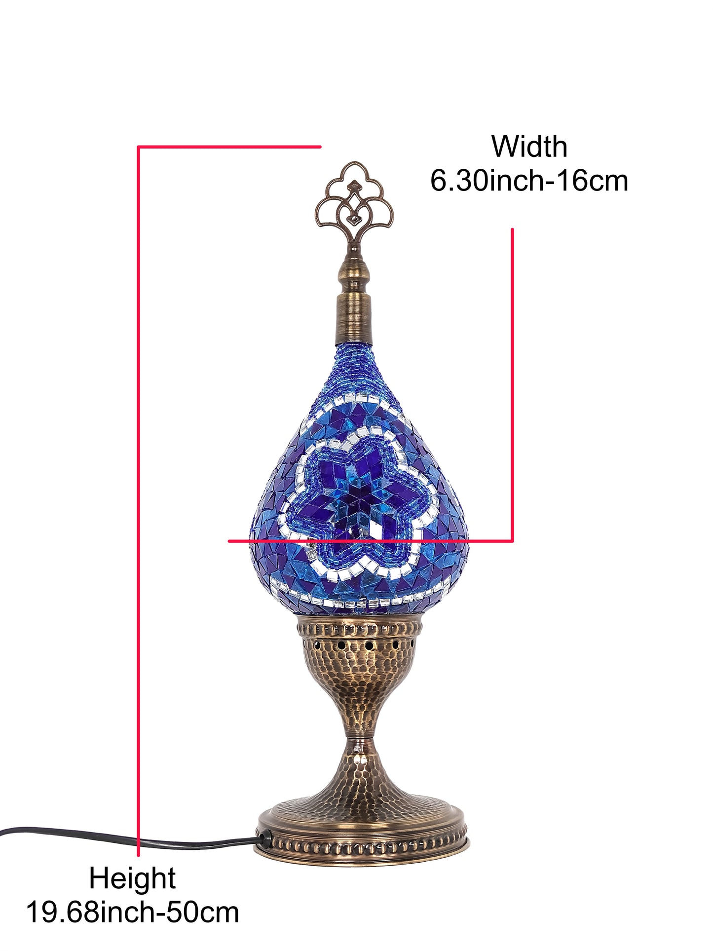 Turkish Mosaic Table Lamp