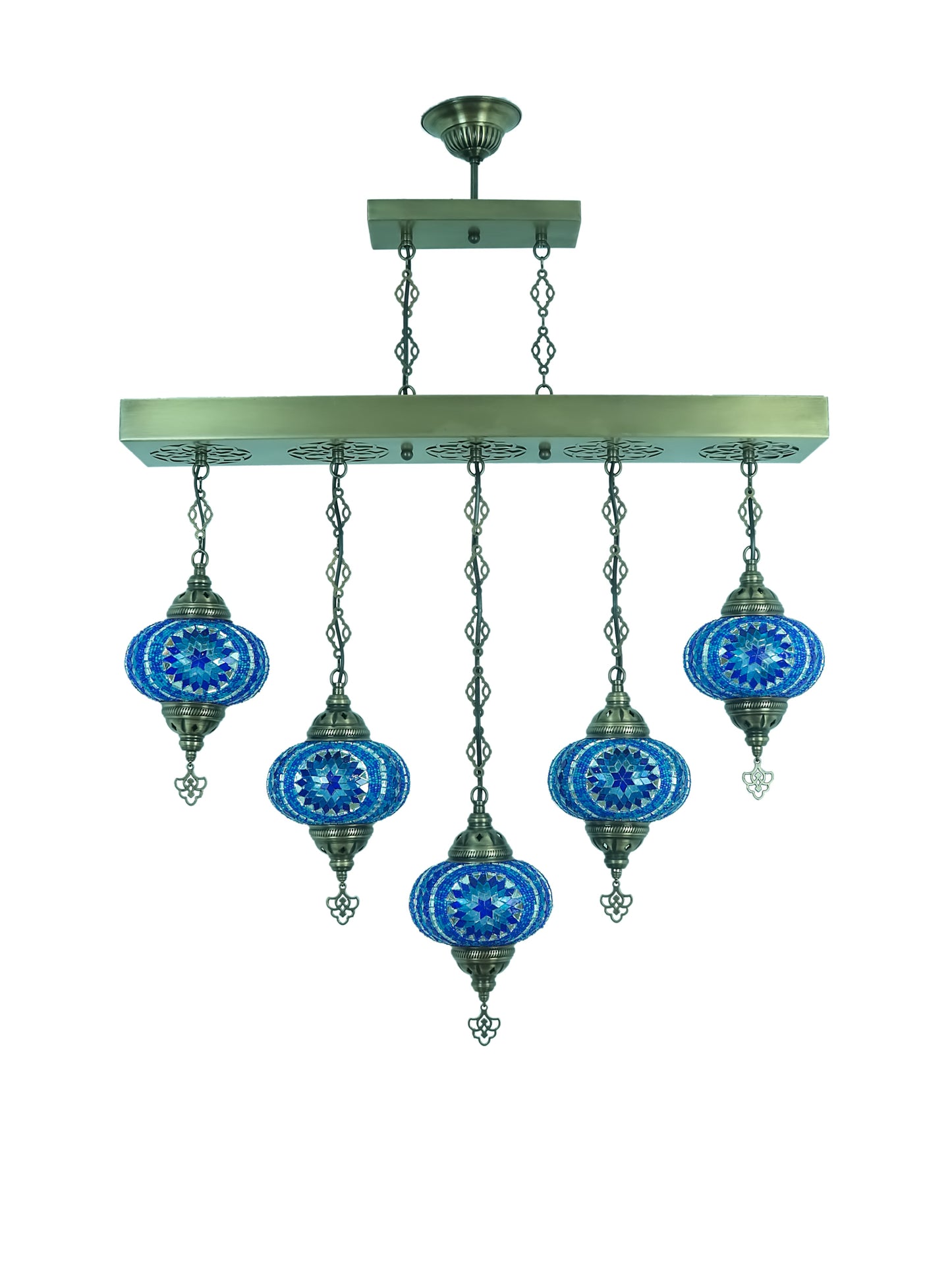 Turkish Mosaic Glass Chandelier