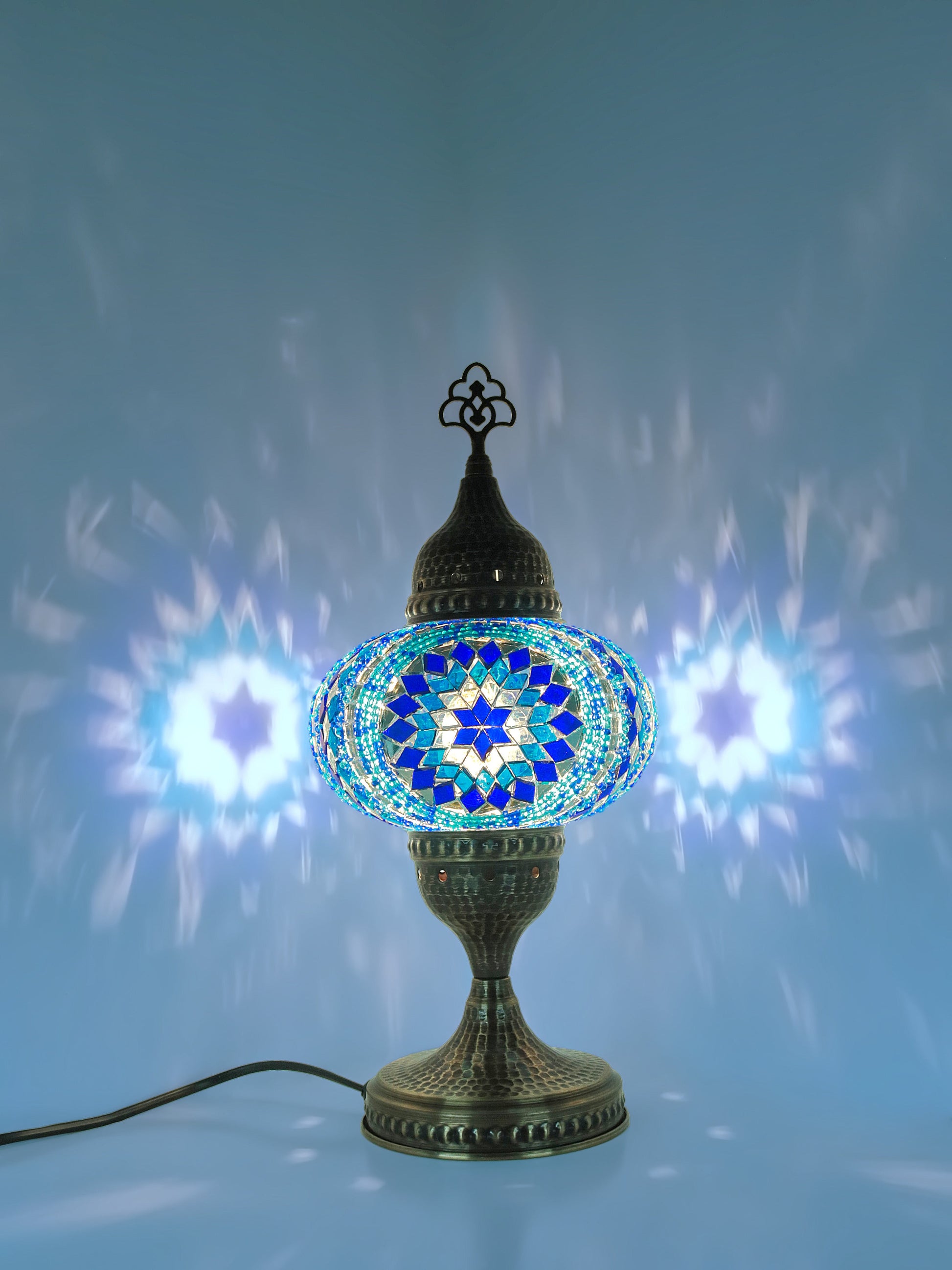 Turkish Mosaic Glass Table Lamp