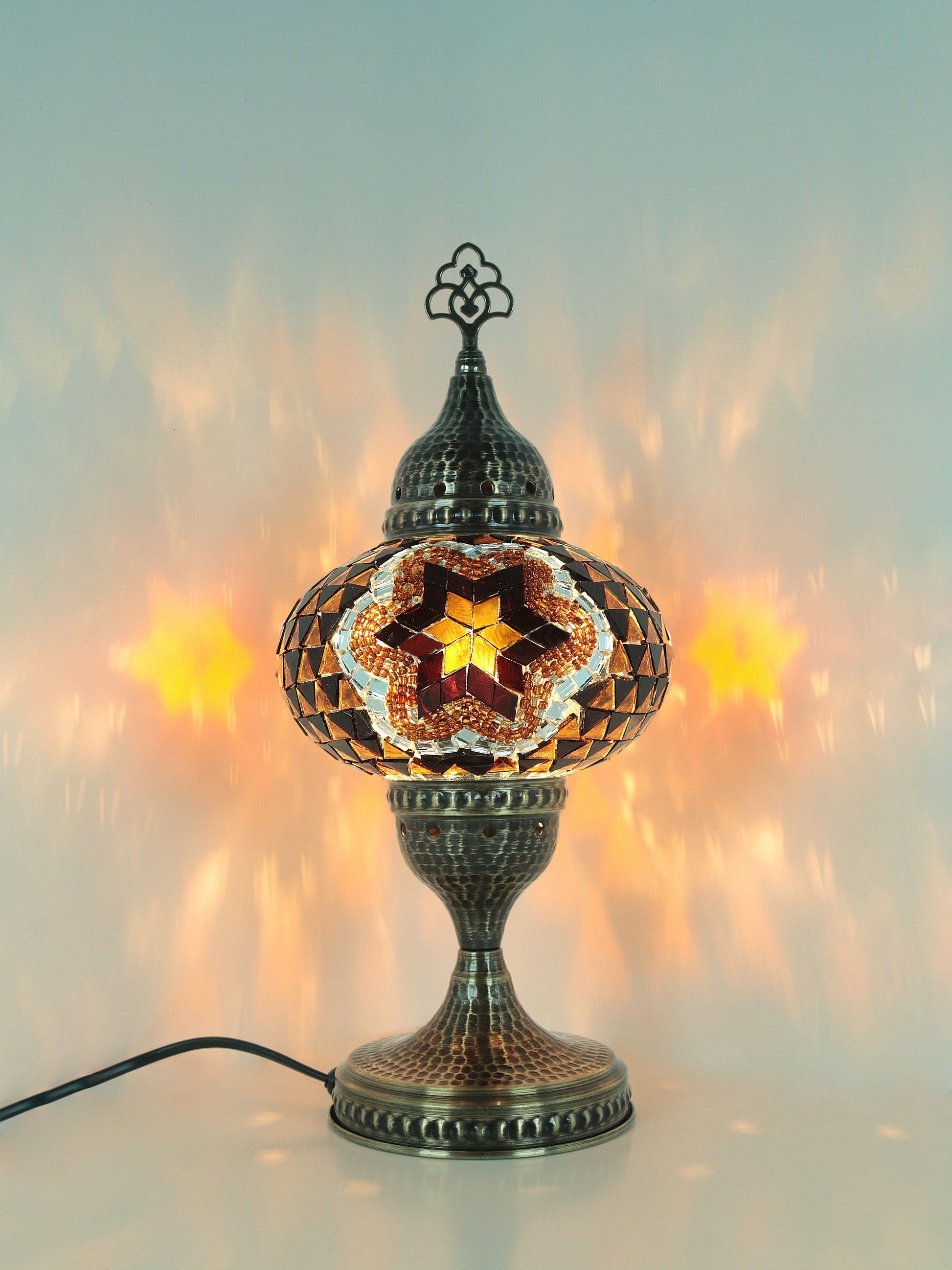 Turkish Mosaic Glass Table Lamp