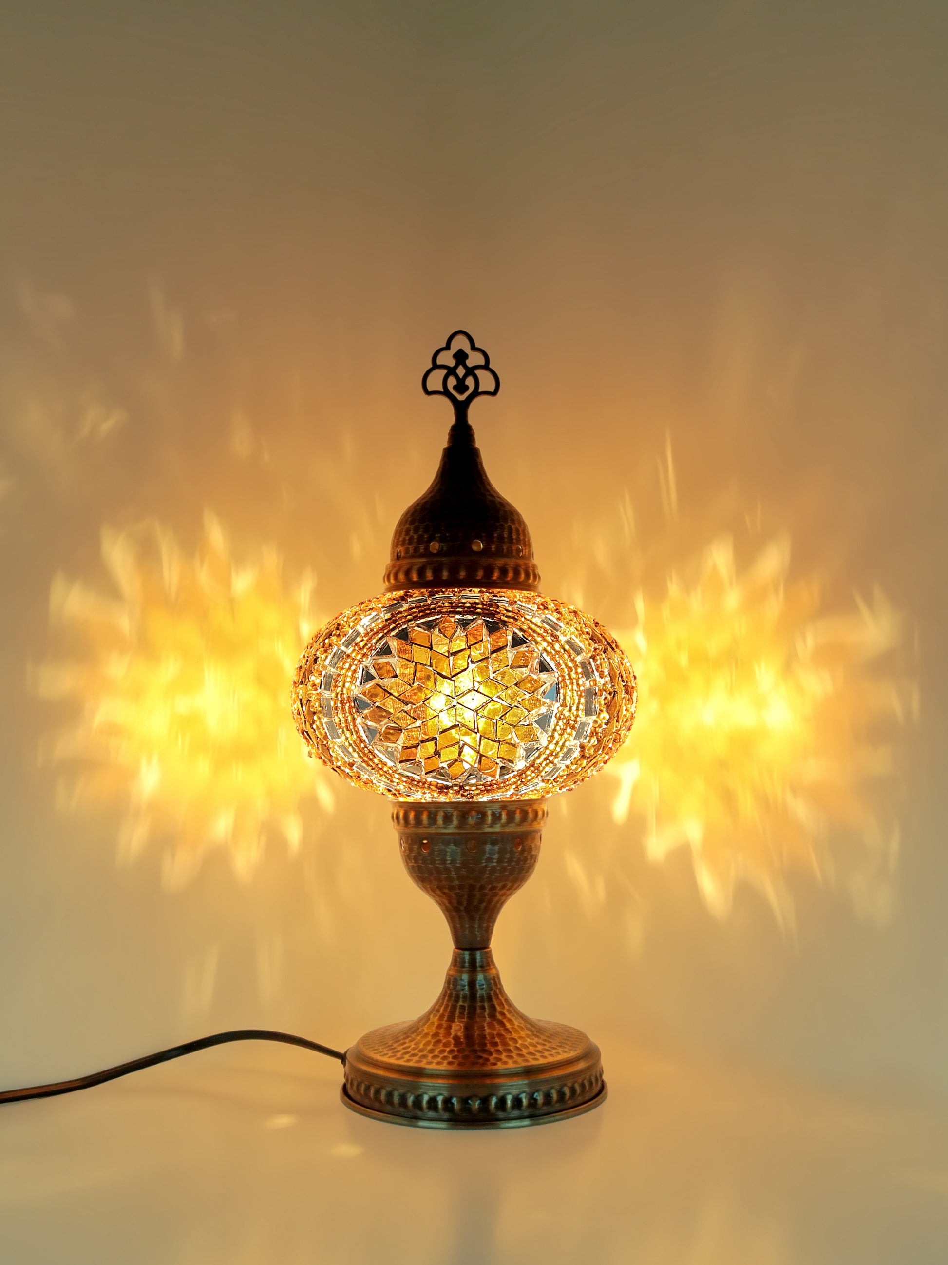 Turkish Mosaic Glass Table Lamp