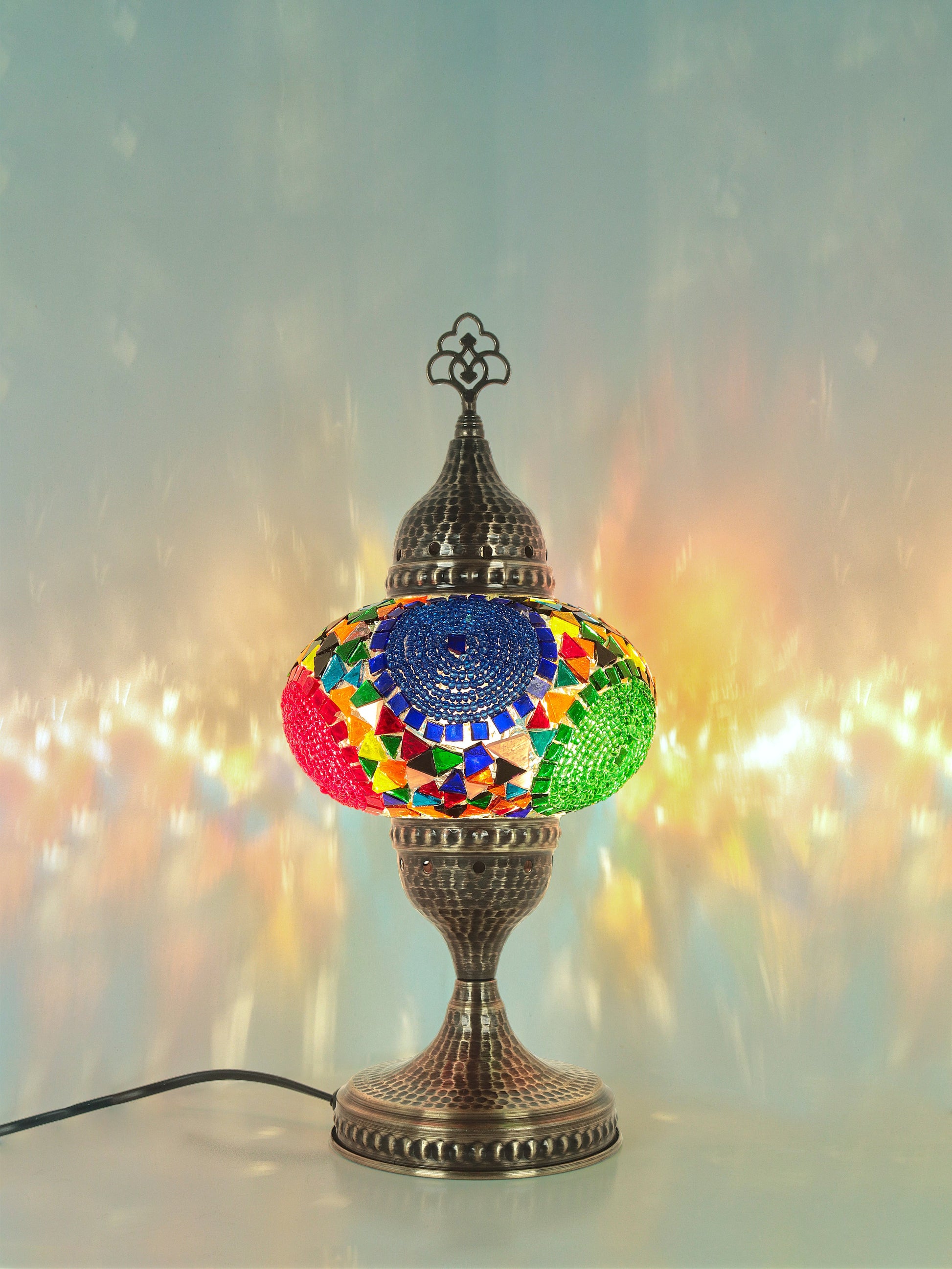 Turkish Mosaic Glass Table Lamp